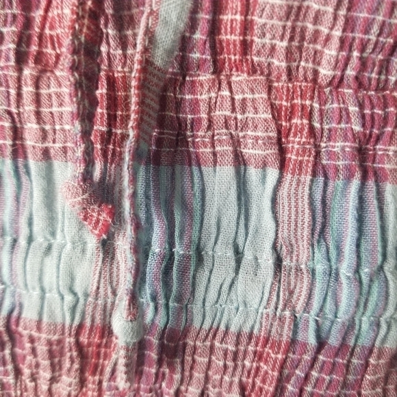 Free People Vivi smocked striped off shoulder top - Picture 10 of 11